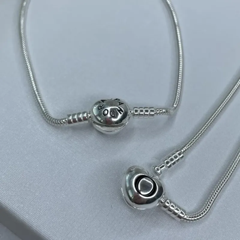 PULSEIRA PRATA FECHO PANDORA RESINA