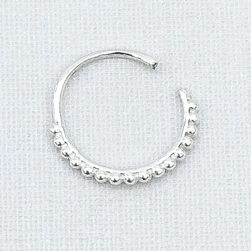 PIERCING PRATA BOLINHA