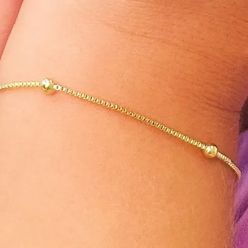PULSEIRA INFANTIL VENEZIANA COM BOLINHAS