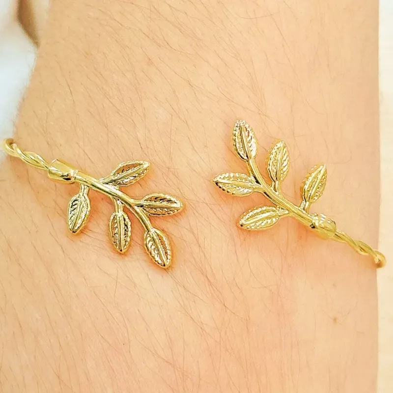 BRACELETE RAMO DE FOLHAS