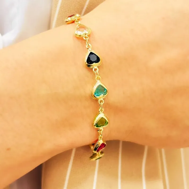 PULSEIRA CORAÇÕES COLORS