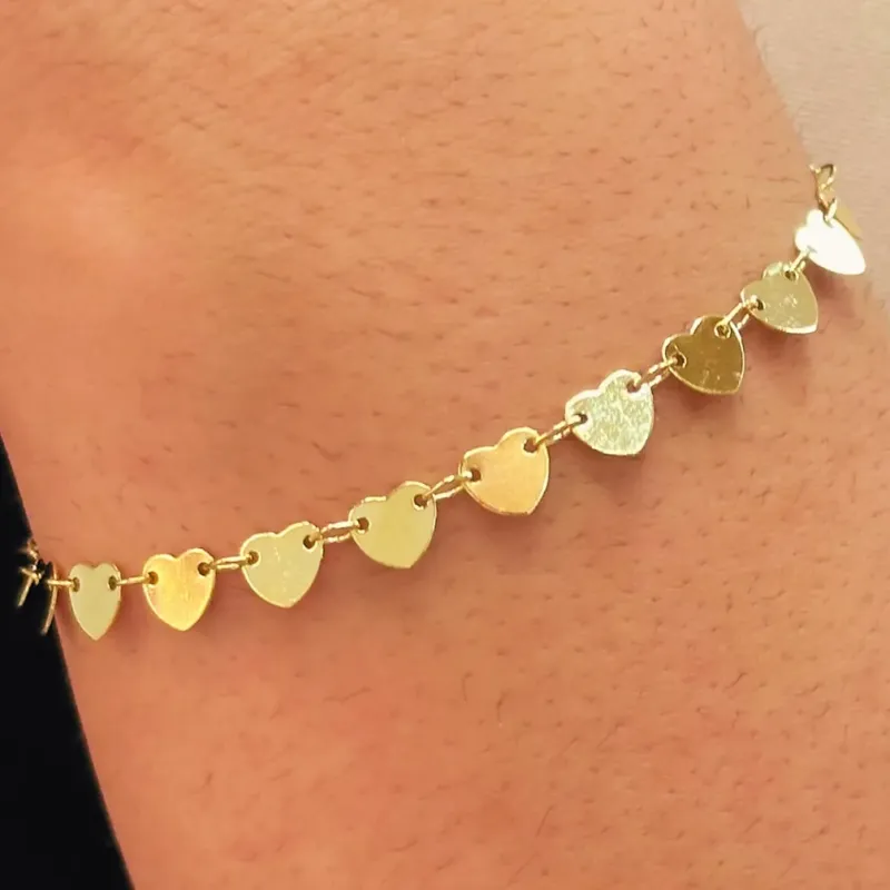 PULSEIRA CORAÇÕES LISOS