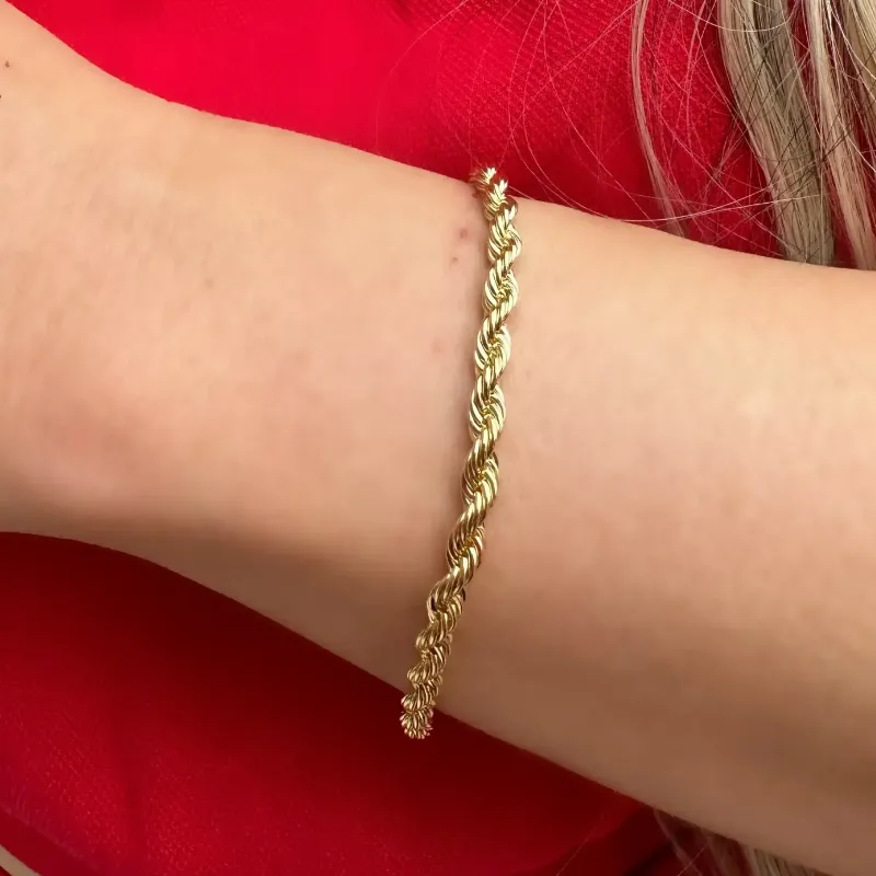 PULSEIRA CORDÃO BAIANO 4MM