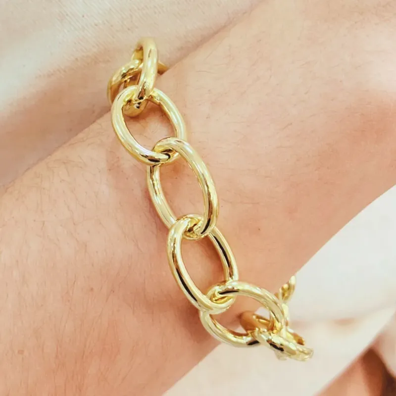 PULSEIRA ELO OVAL GRANDE