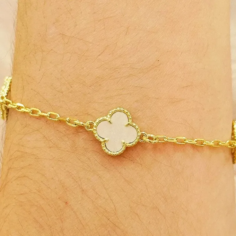 PULSEIRA ALHAMBRA INSPIRAÇÃO VAN CLEEF MADRE PEROLA