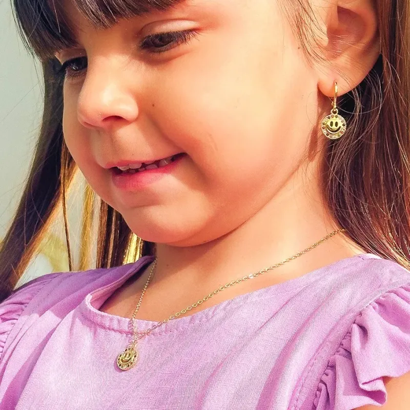 CONJUNTO INFANTIL EMOJI CRAVEJADO COLORS
