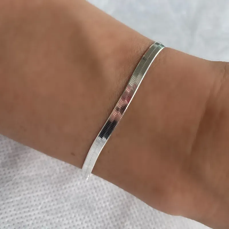 PULSEIRA PRATA LAMINADA F035
