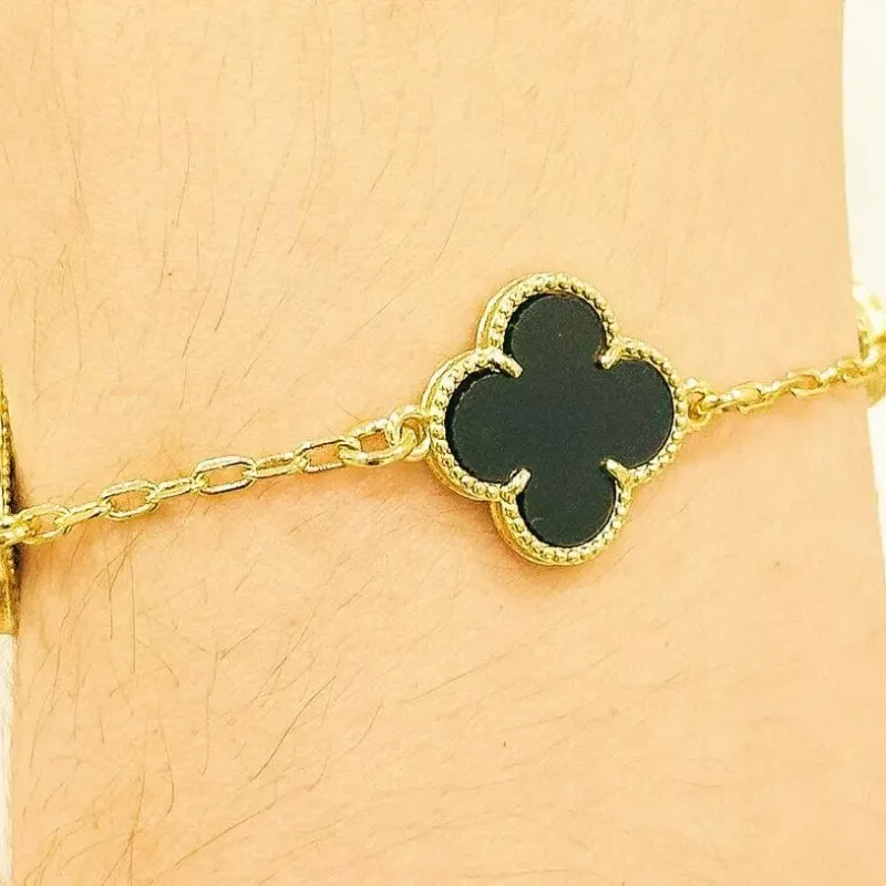 PULSEIRA ALHAMBRA PEDRA PRETA VAN CLEFF