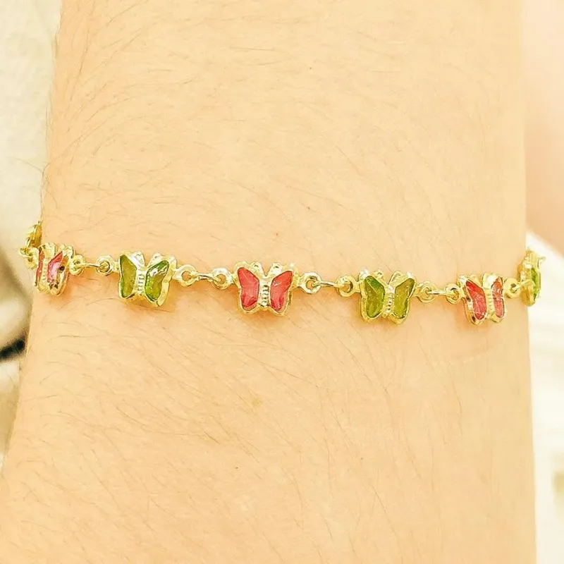 PULSEIRA BORBOLETAS COLORS