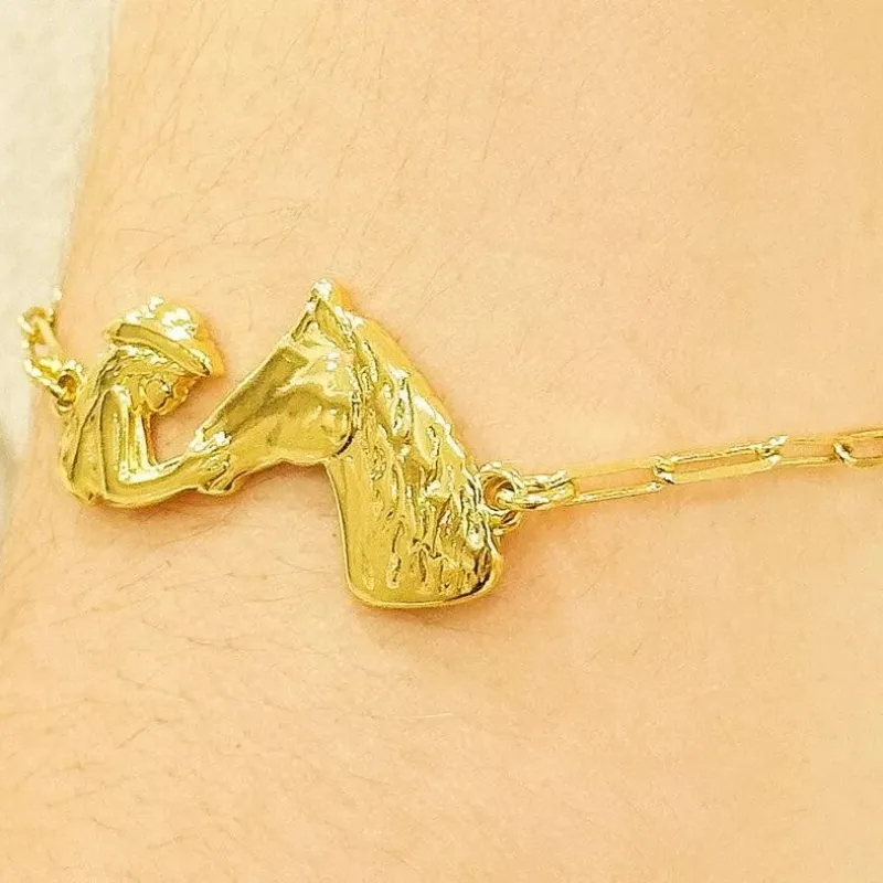 PULSEIRA CARTIER COWGIRLS COM CAVALO