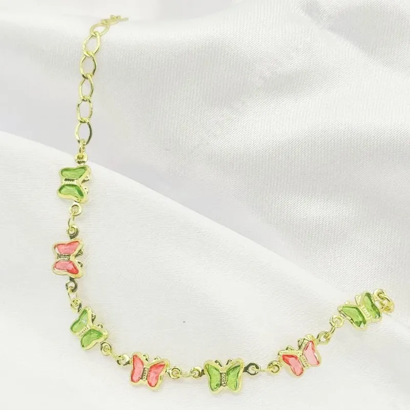 PULSEIRA INFANTIL BORBOLETAS COLORS