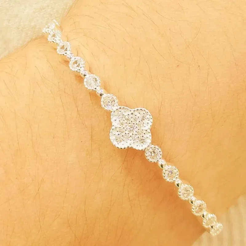 BRACELETE PRATA ALHAMBRA VAN CLEEF