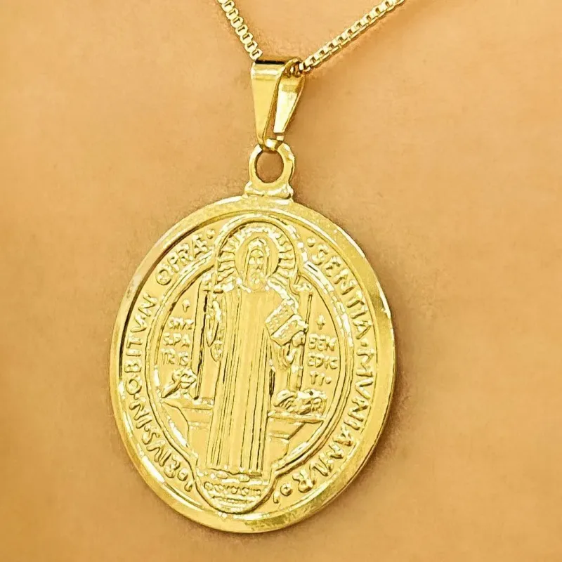 GARGANTILHA MEDALHA SÃO BENTO