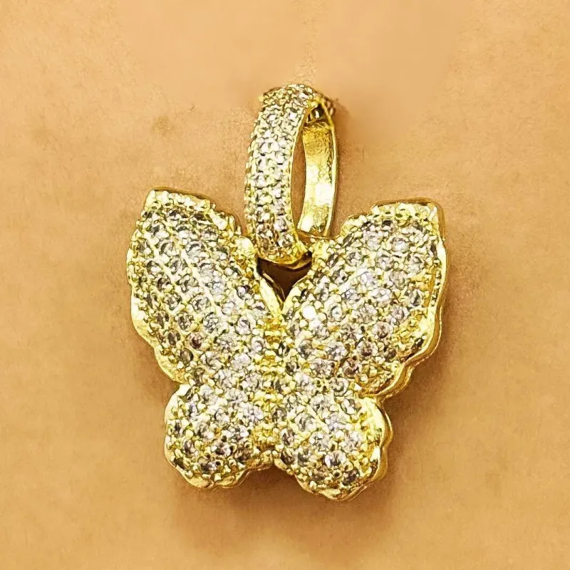 PINGENTE BORBOLETA CRAVEJADA