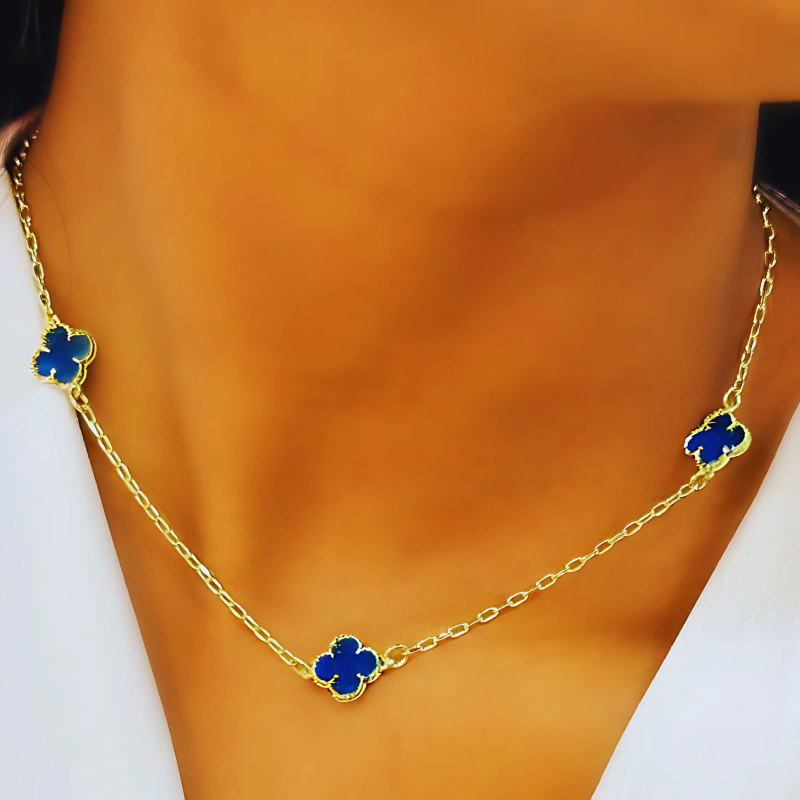 CHOKER ALHAMBRA VAN CLEEF AZUL BIC