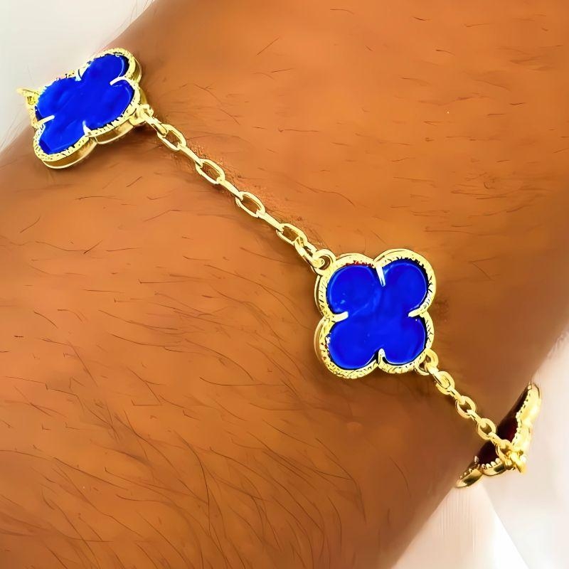 PULSEIRA ALHAMBRA VAN CLEEF AZUL BIC