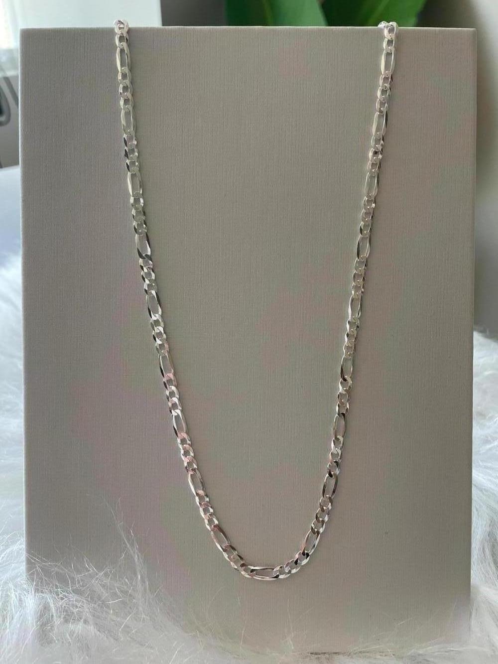 CORRENTE PRATA 3X1 FLAT FIO 100