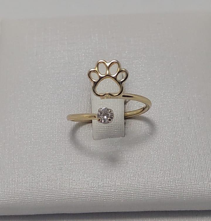 ANEL FALANGE PATINHA COM ZIRCONIA