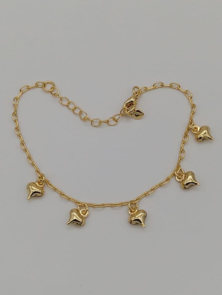 PULSEIRA CARTIER CORAÇÕES PENDURADOS