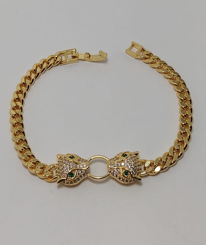 PULSEIRA TRIGRE FACE A FACE CRAVEJADO