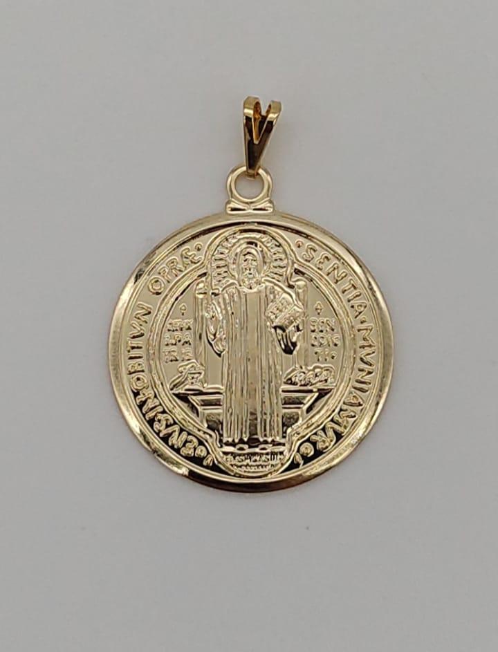 PINGENTE MEDALHA SÃO BENTO MÉDIO