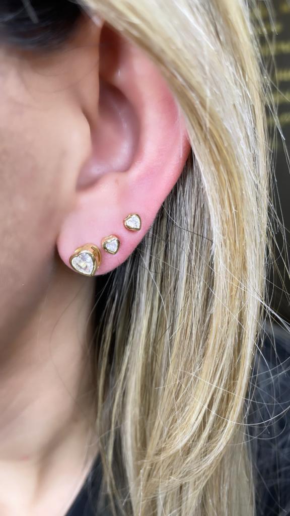 BRINCO CORAÇÃO ZIRCONIA CRISTAL