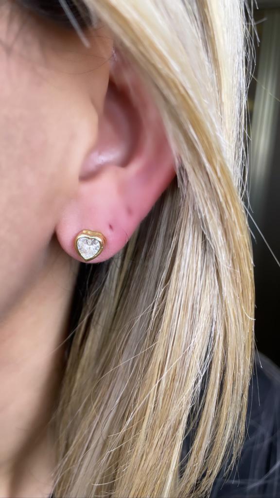 BRINCO CORAÇÃO ZIRCONIA CRISTAL