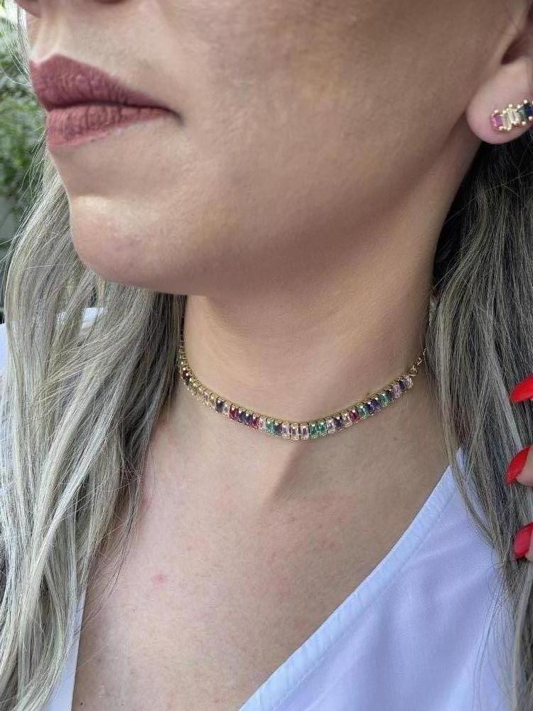 CHOKER RIVIERA COLORIDA