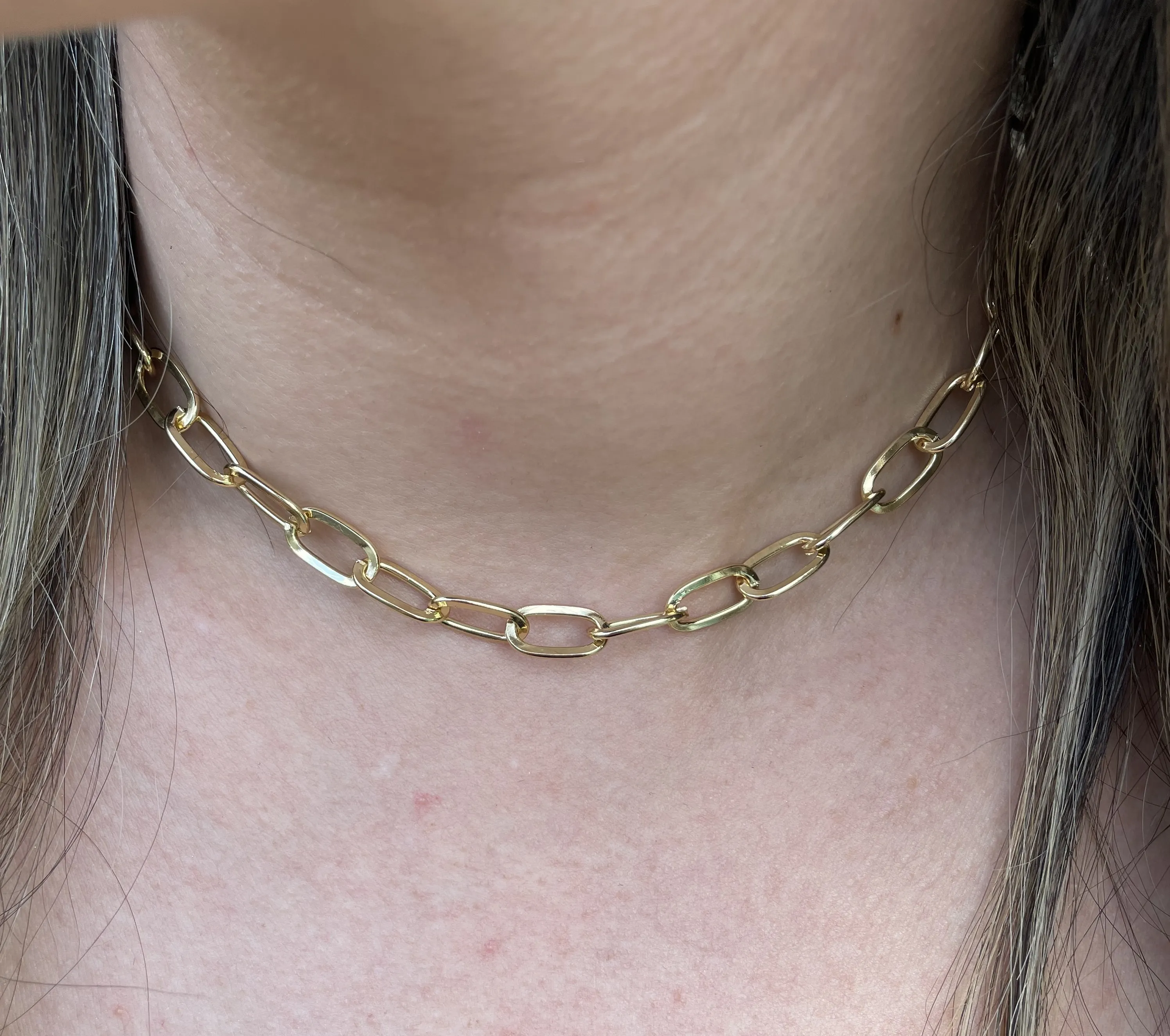 CHOKER ELO OVAL FINO