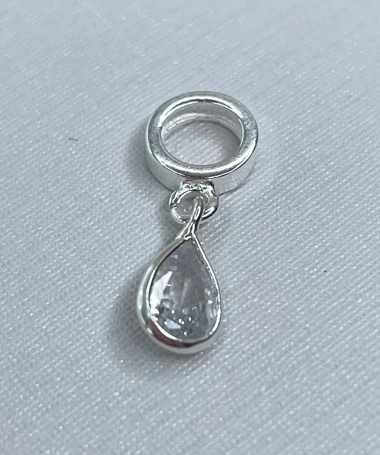 BERLOQUE GOTA ZIRCONIA CRISTAL