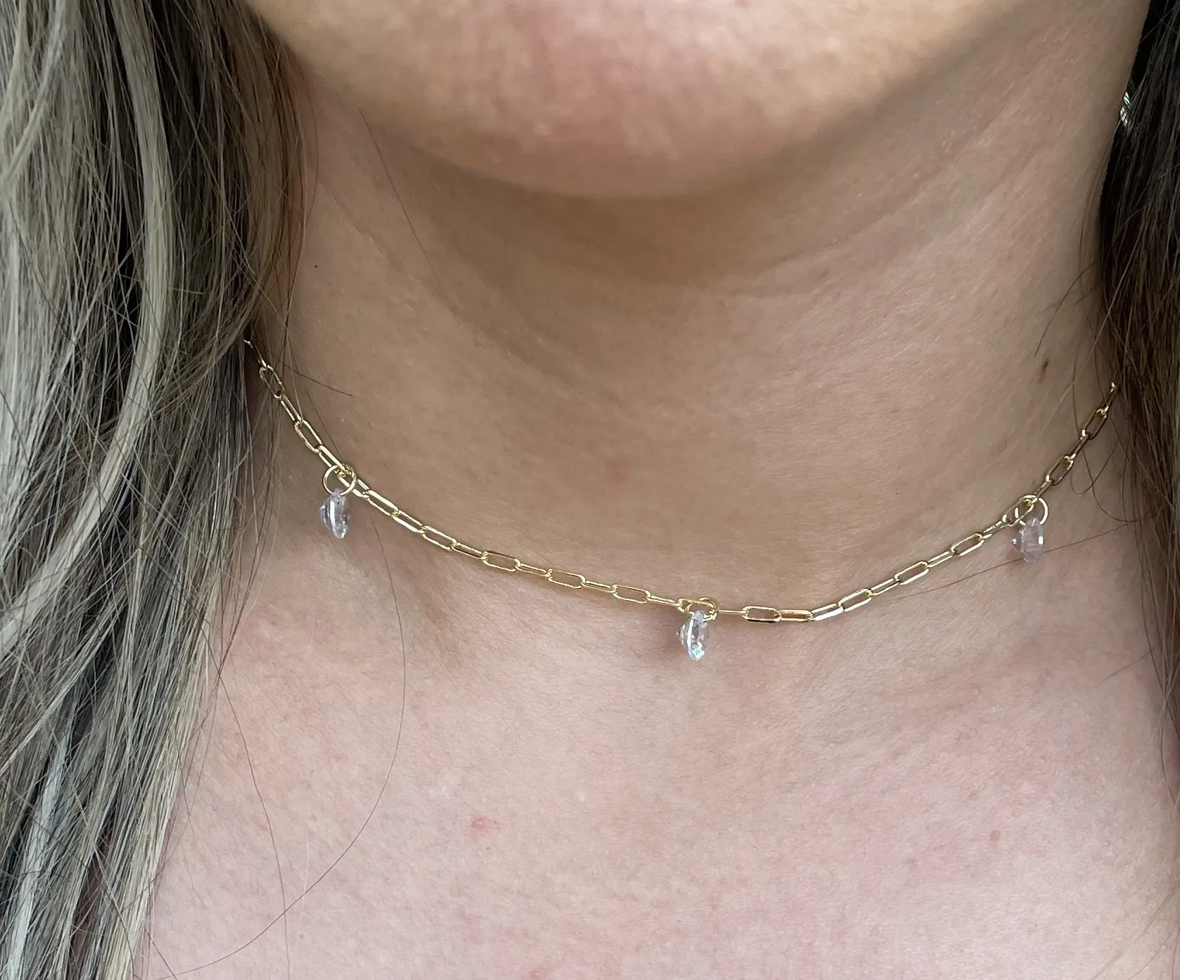 CHOKER 7 ZIRCONIAS