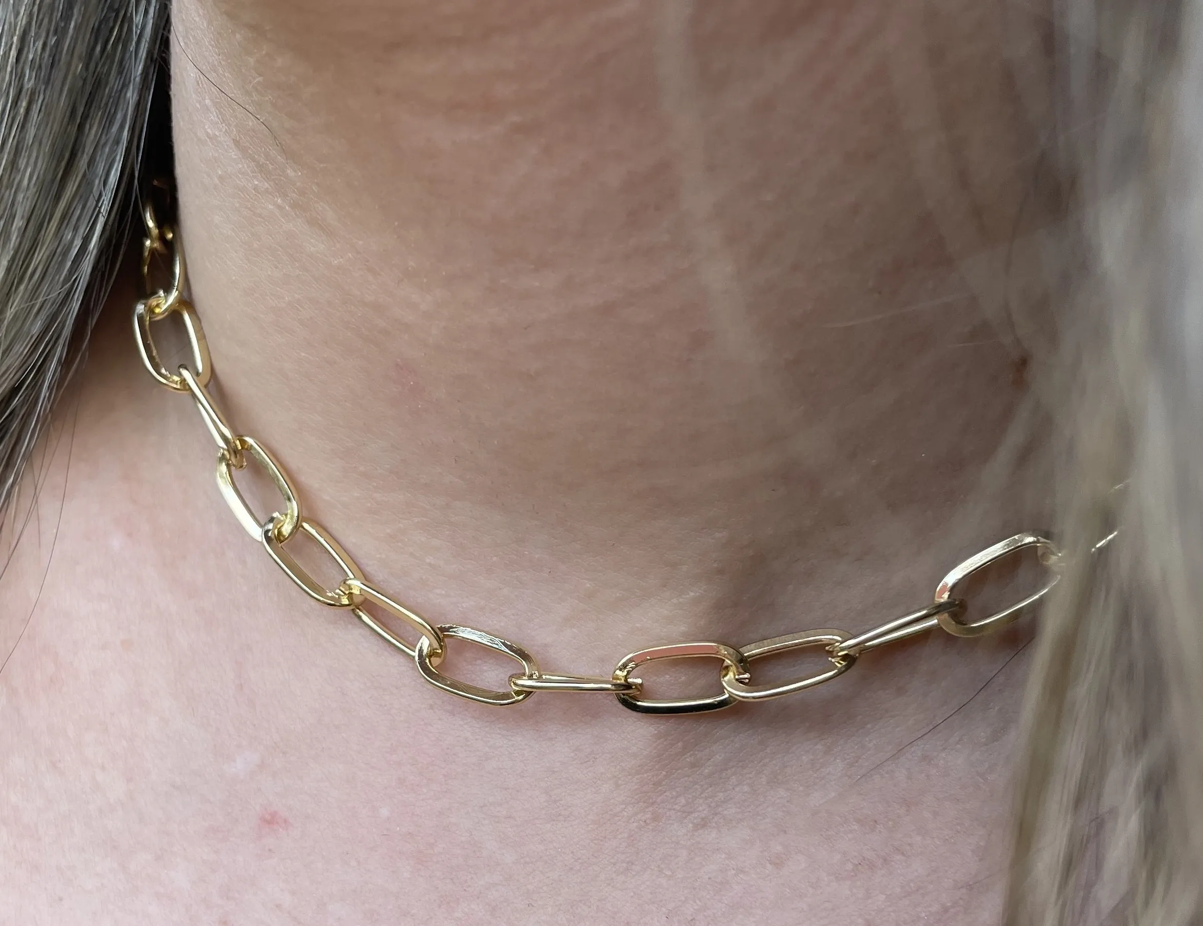 CHOKER ELO OVAL FINO