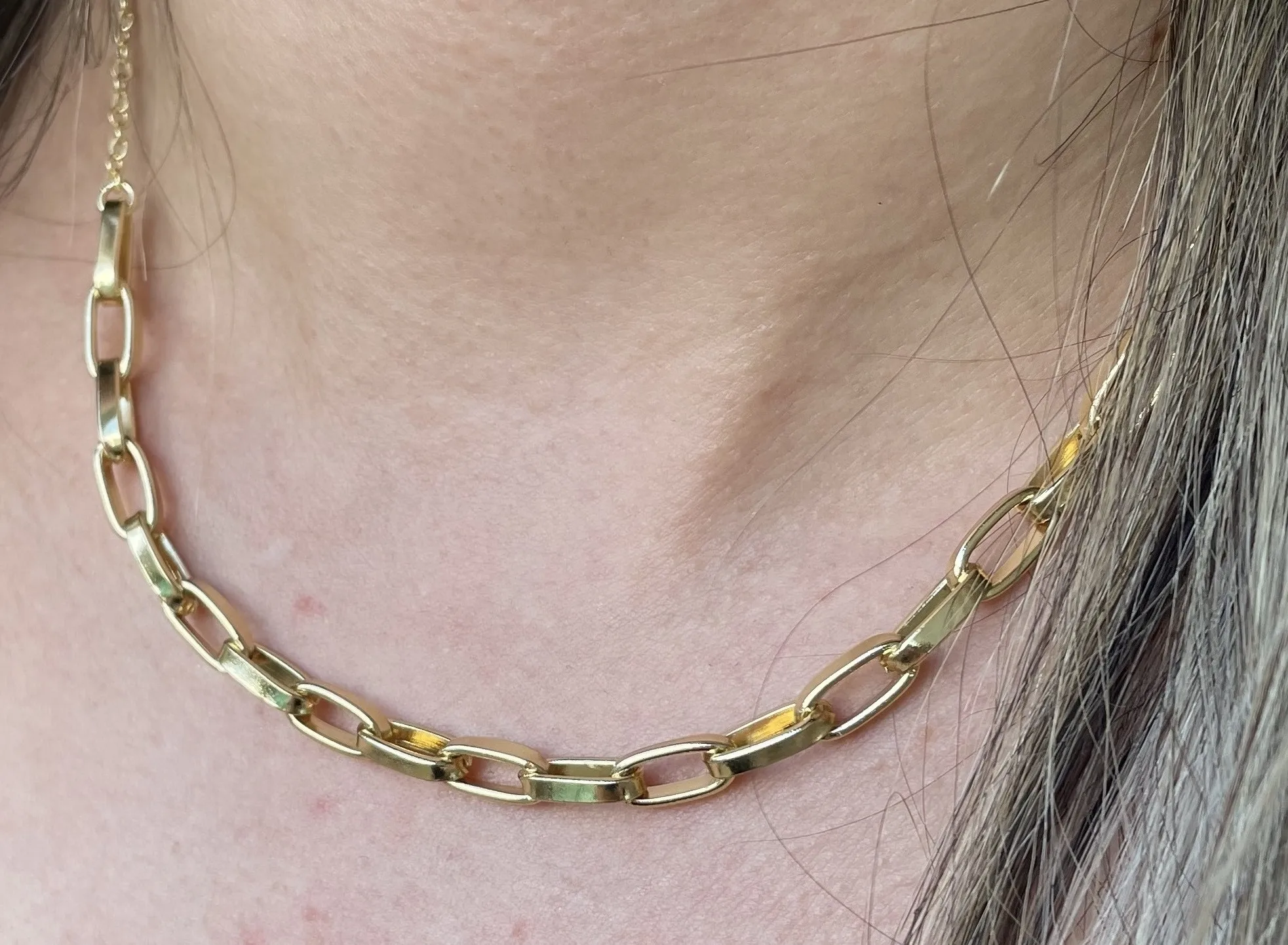 CHOKER ELO OVAL GROSSO