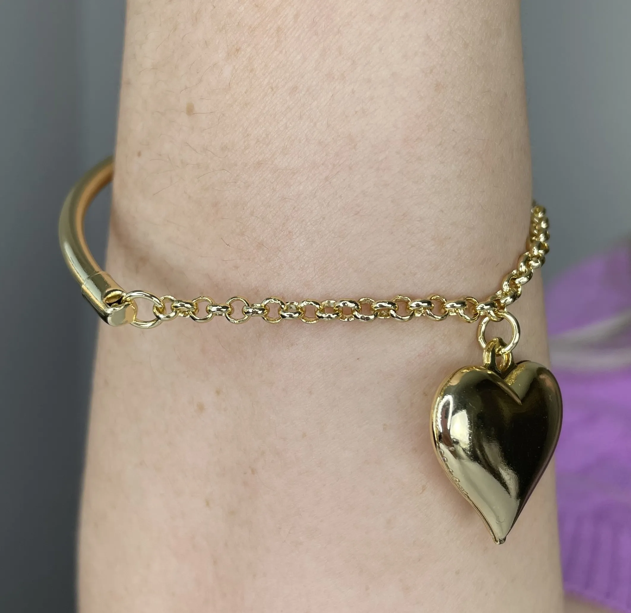 PULSEIRA ARCO CORAÇÃO LISO