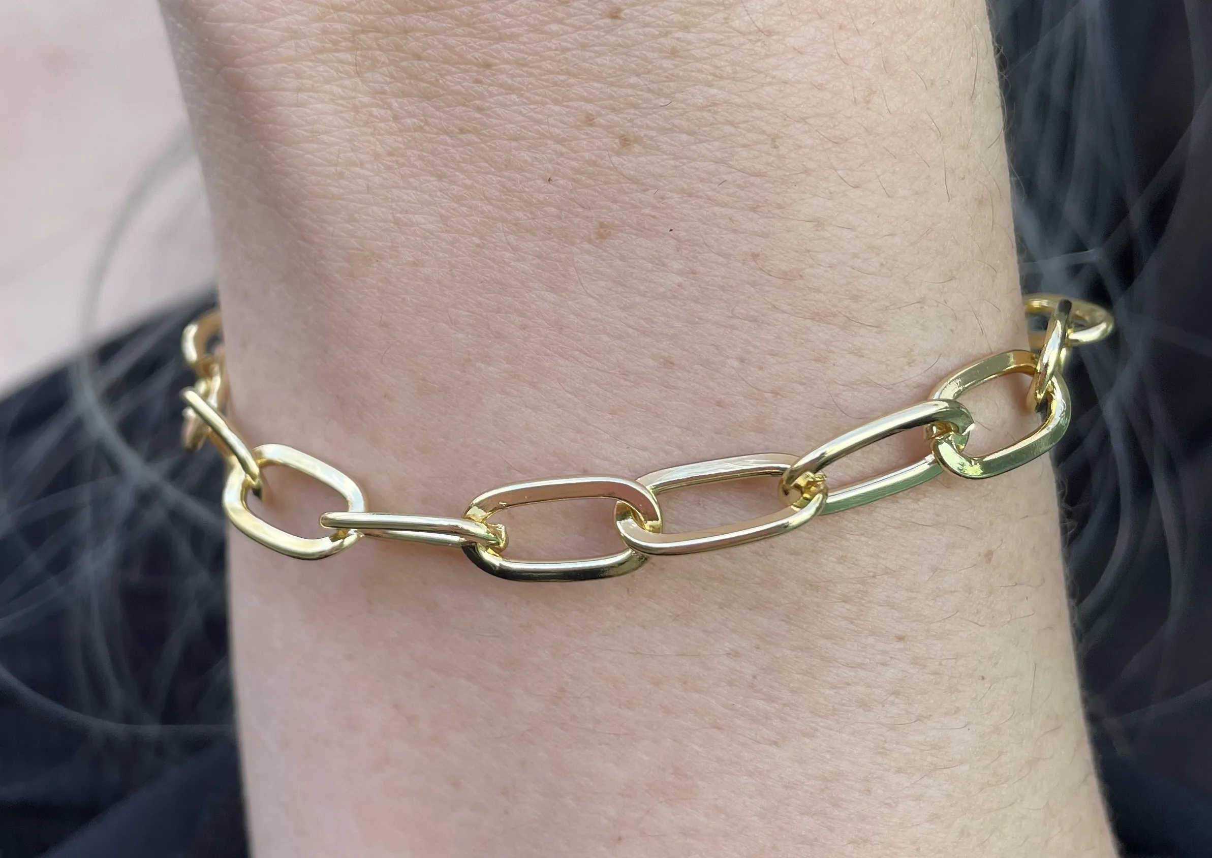 PULSEIRA ELO OVAL FINO