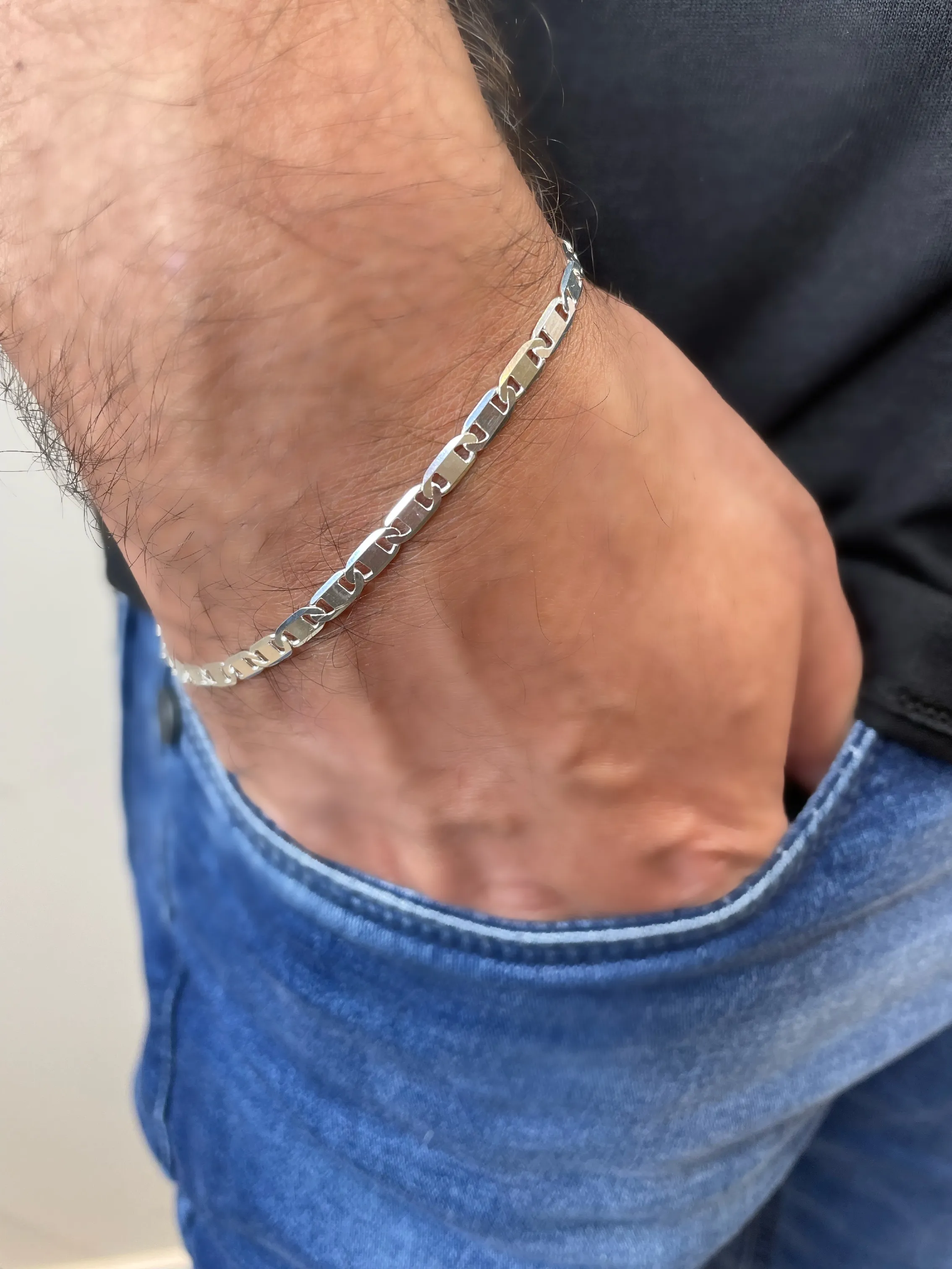PULSEIRA PRATA GUCCI FIO 080