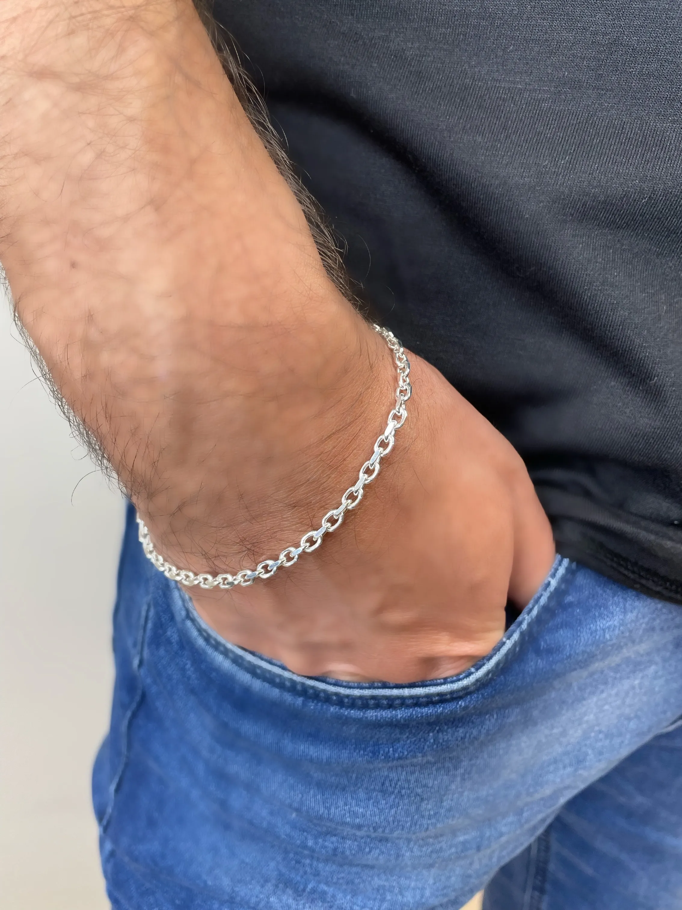 PULSEIRA PRATA CARTIER FIO 100