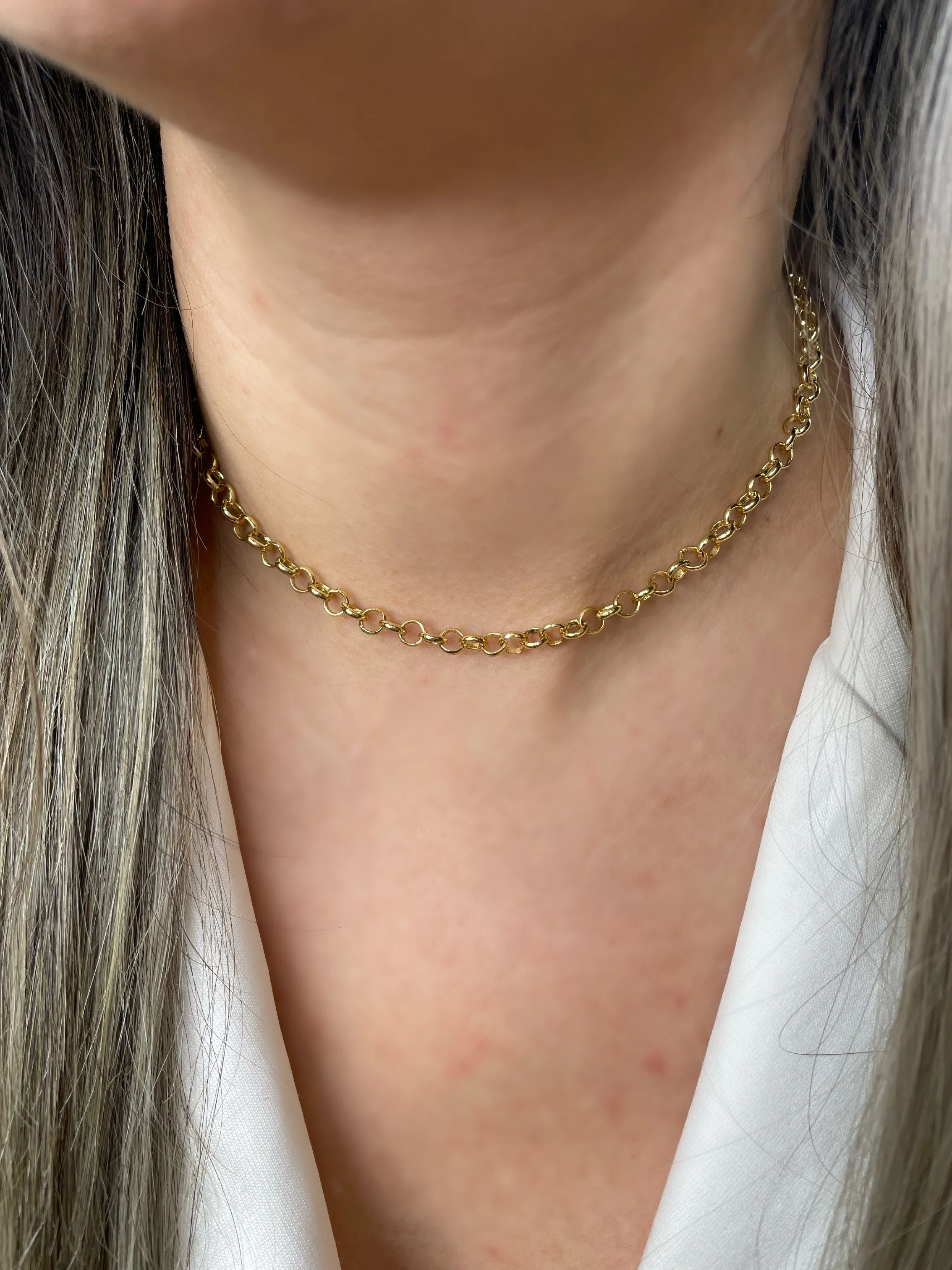 CHOKER ELO PORTUGUES 5MM