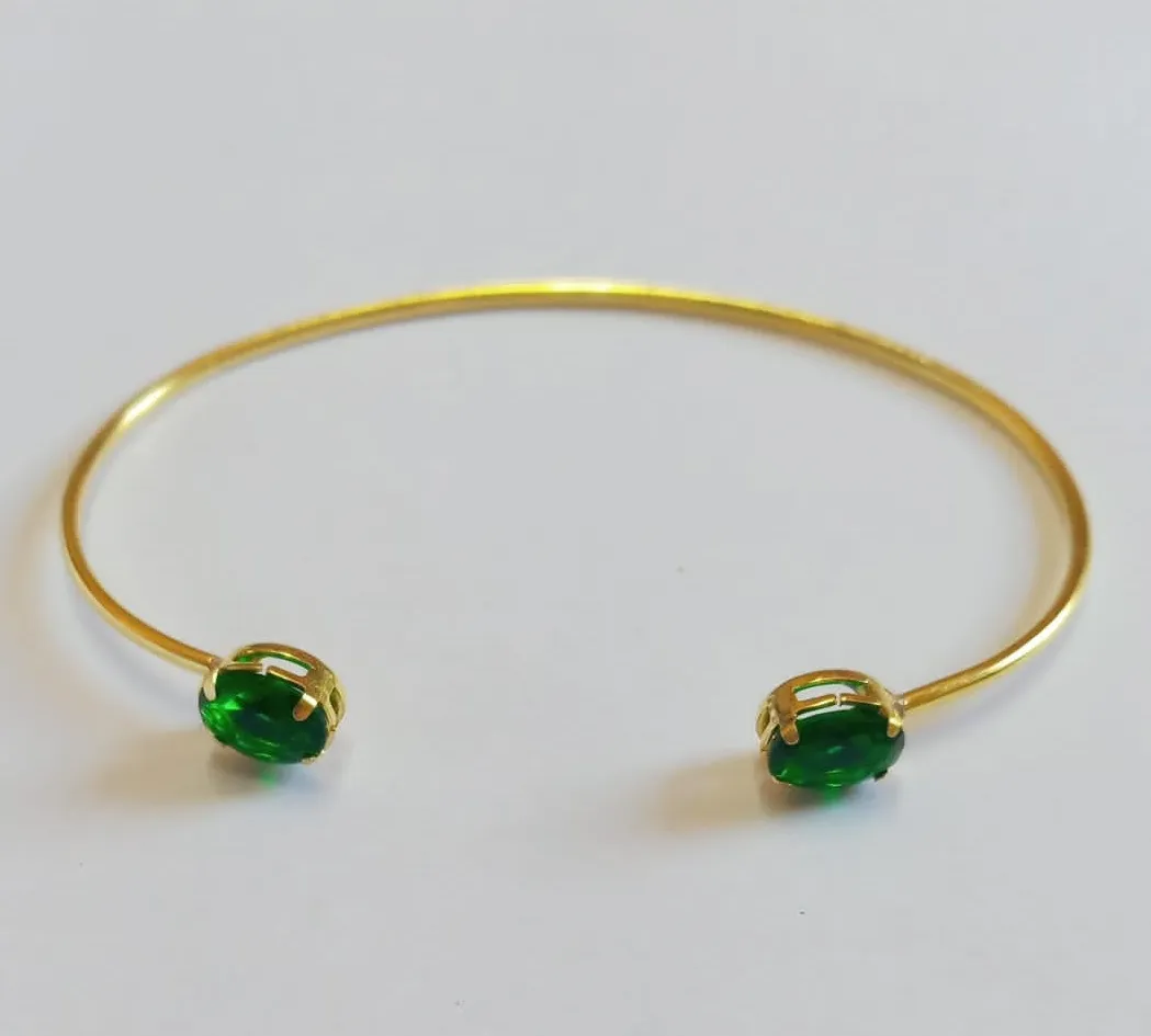BRACELETE FIO ZIRCONIA ESMERALDA