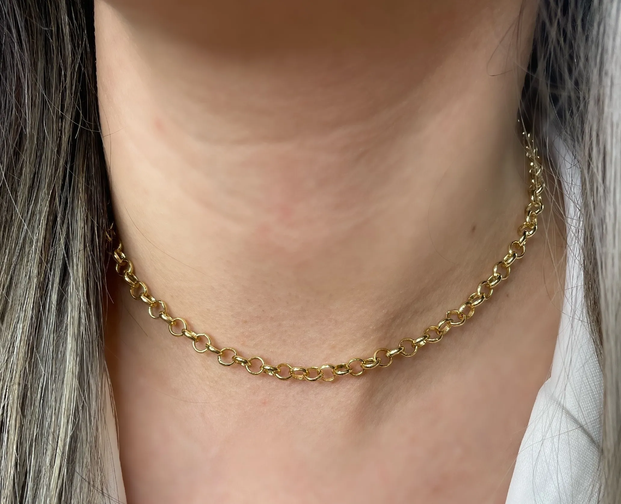 CHOKER ELO PORTUGUES 5MM