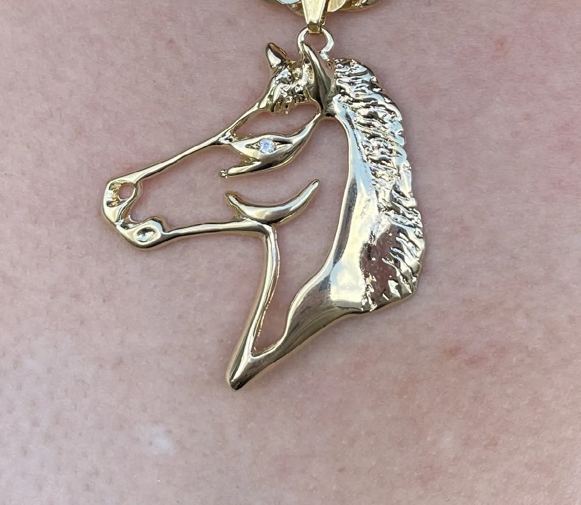 PINGENTE CAVALO VAZADO