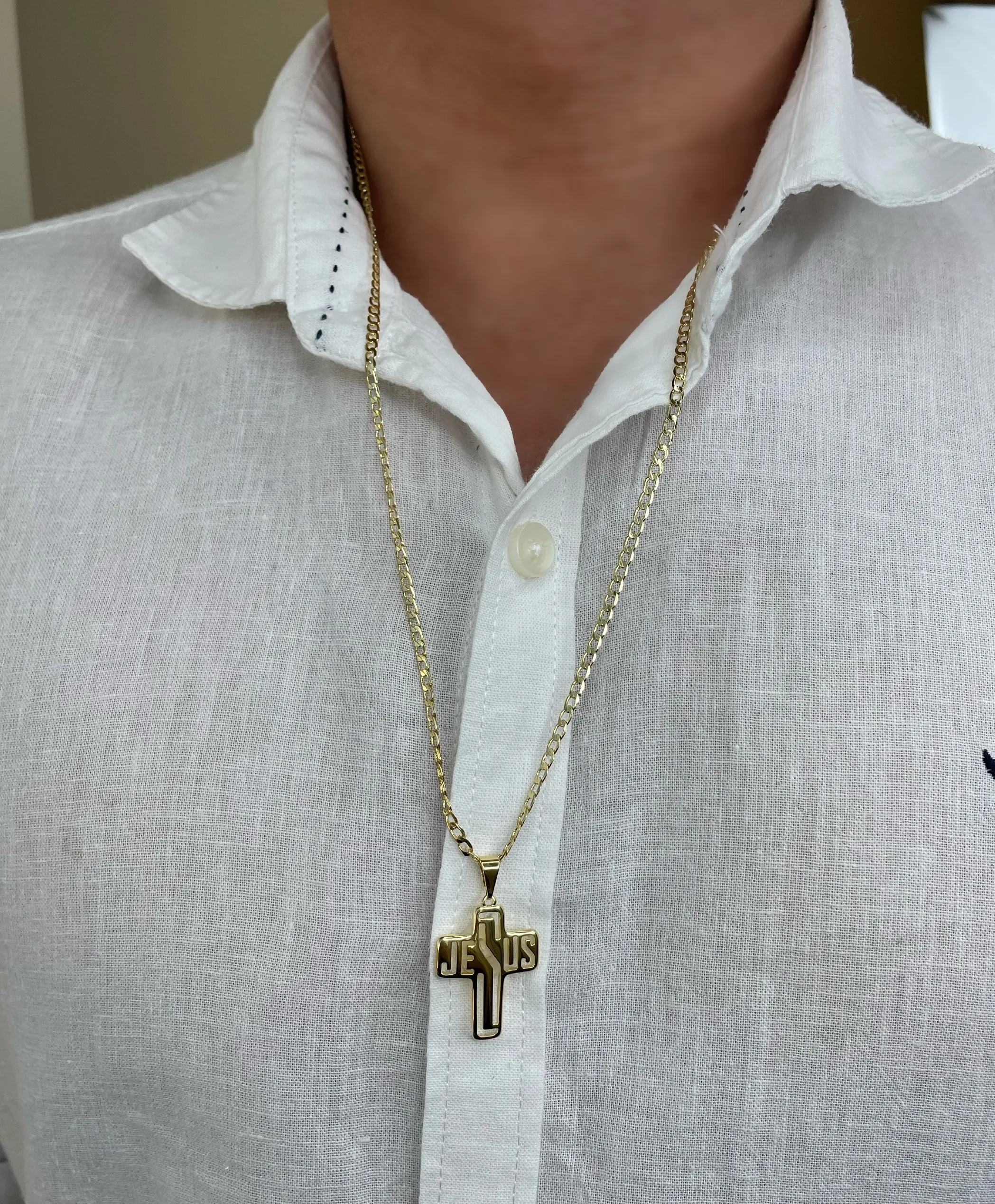 PINGENTE CRUZ JESUS