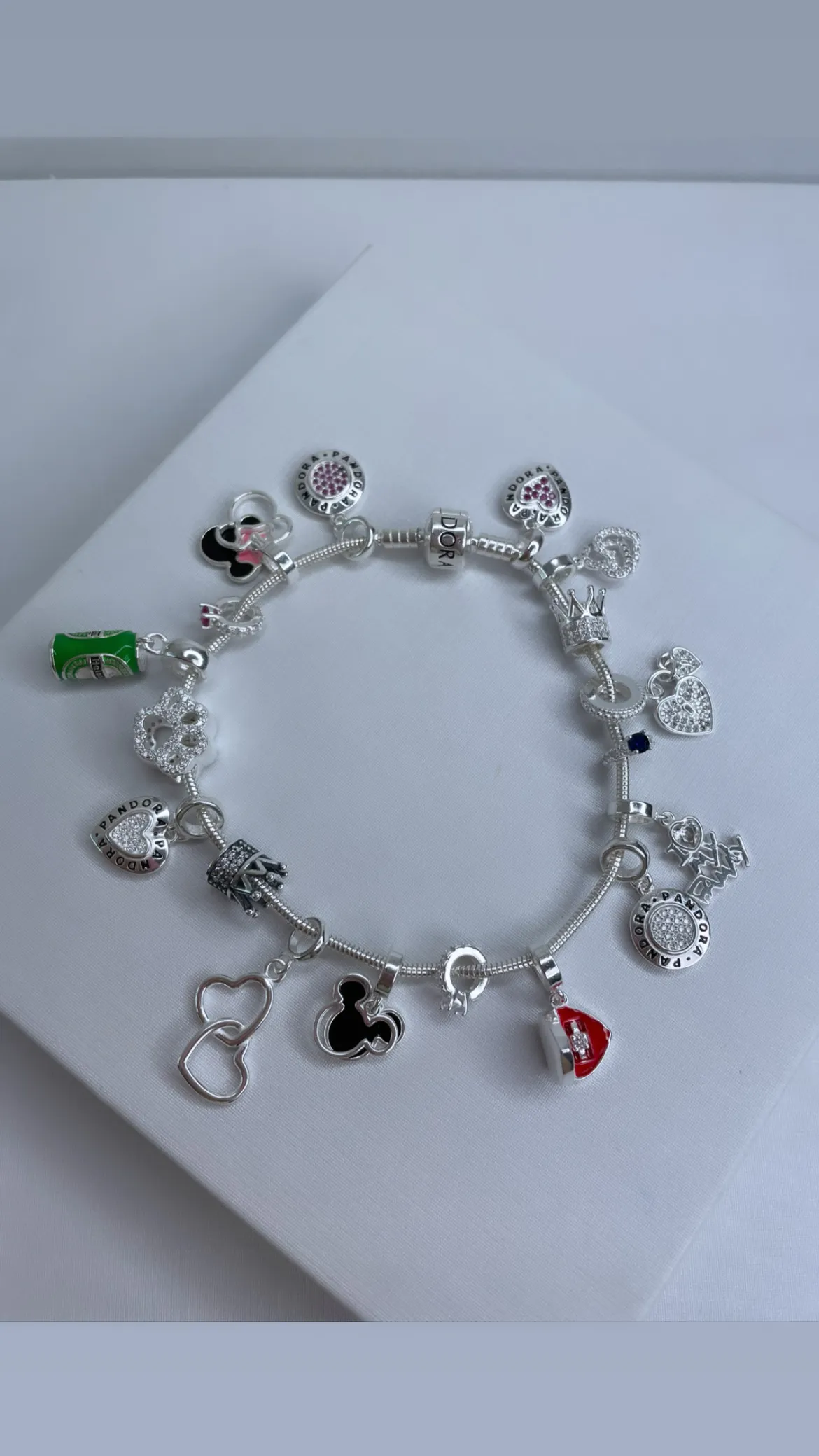 BERLOQUE PRATA MY FAMILY CORAÇÃO COM ZIRCONIA