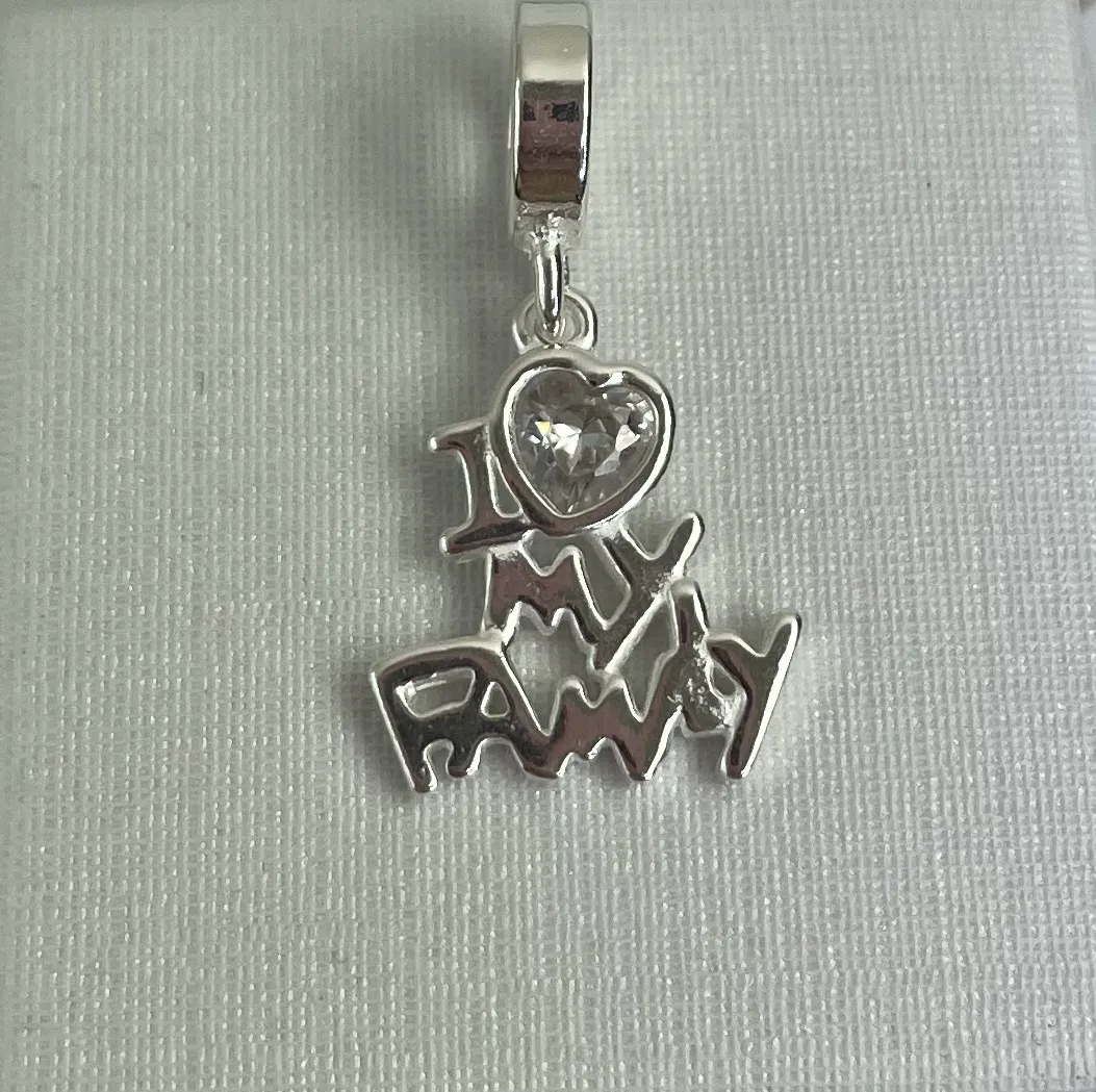 BERLOQUE PRATA MY FAMILY CORAÇÃO COM ZIRCONIA
