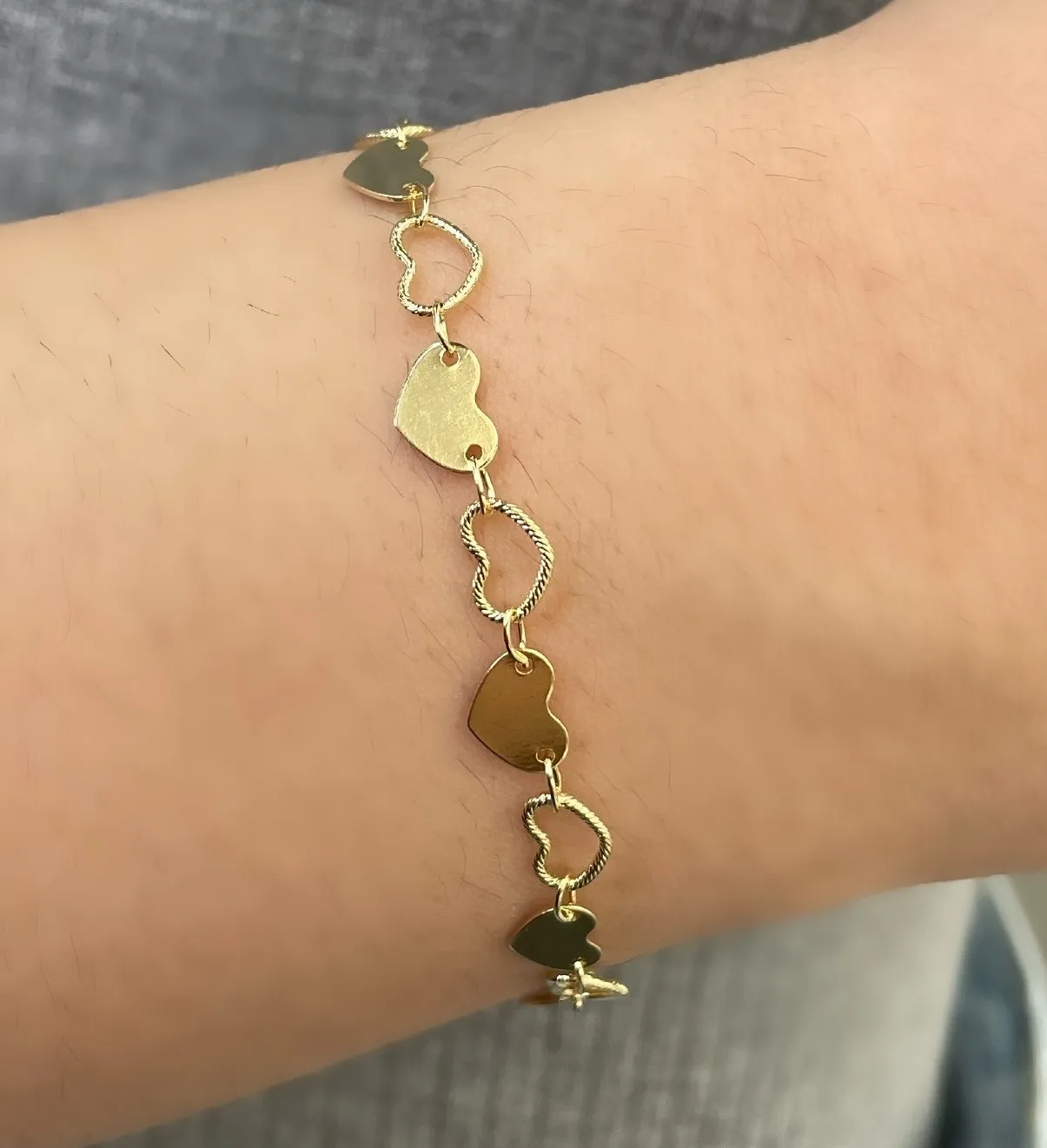 PULSEIRA CORAÇÃO VAZADO E LISO