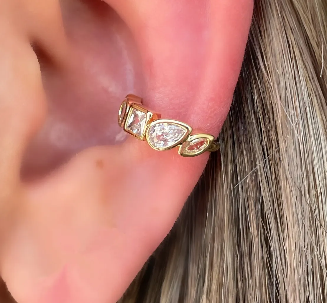 PIERCING FAKE PEDRAS CRISTAIS