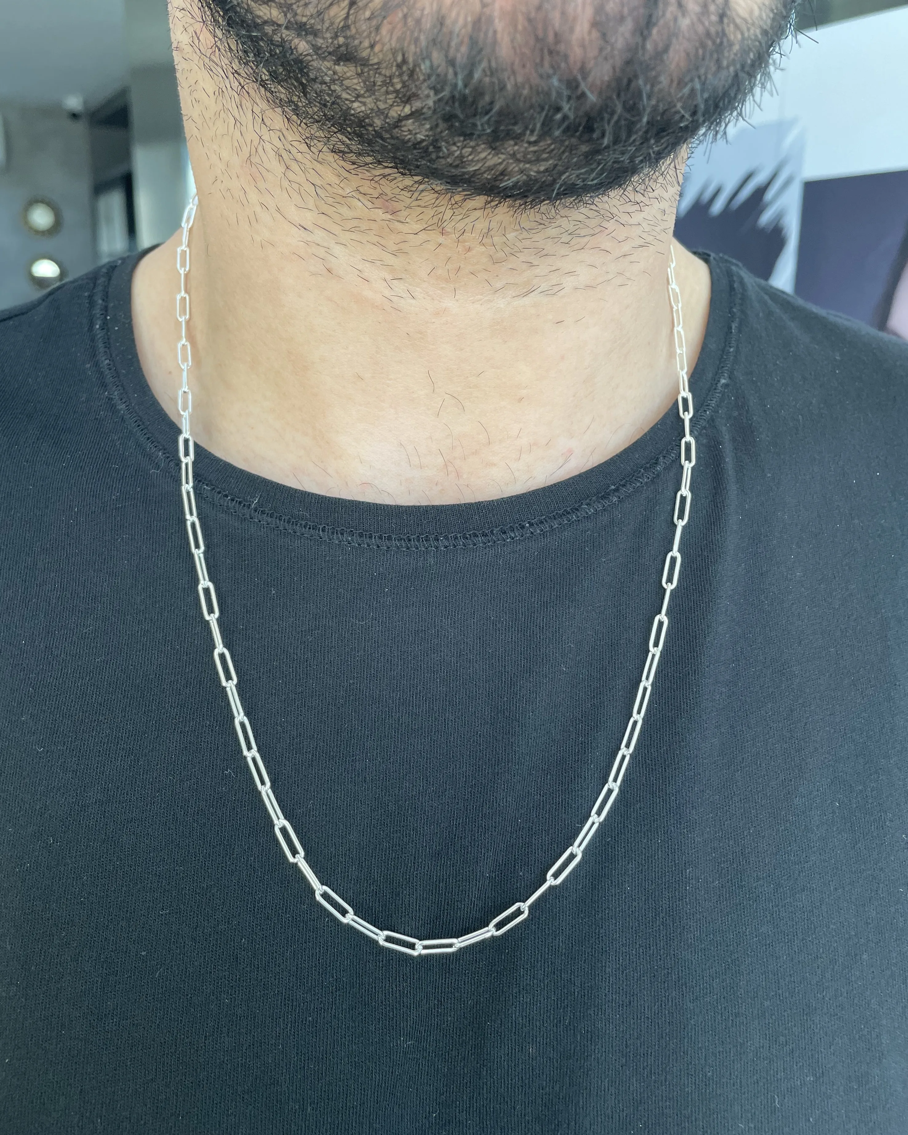 CORRENTE PRATA CARTIER LONGO FIO 080