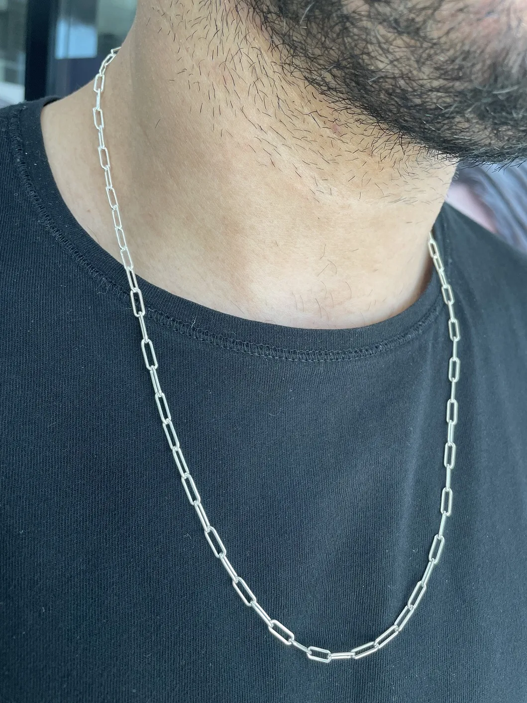 CORRENTE PRATA CARTIER LONGO FIO 080