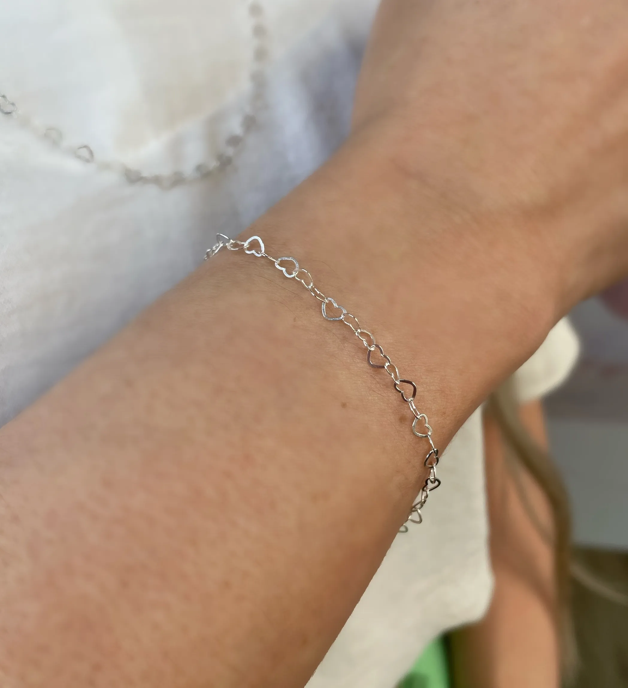 PULSEIRA PRATA CORAÇÃO VAZADO 0,45