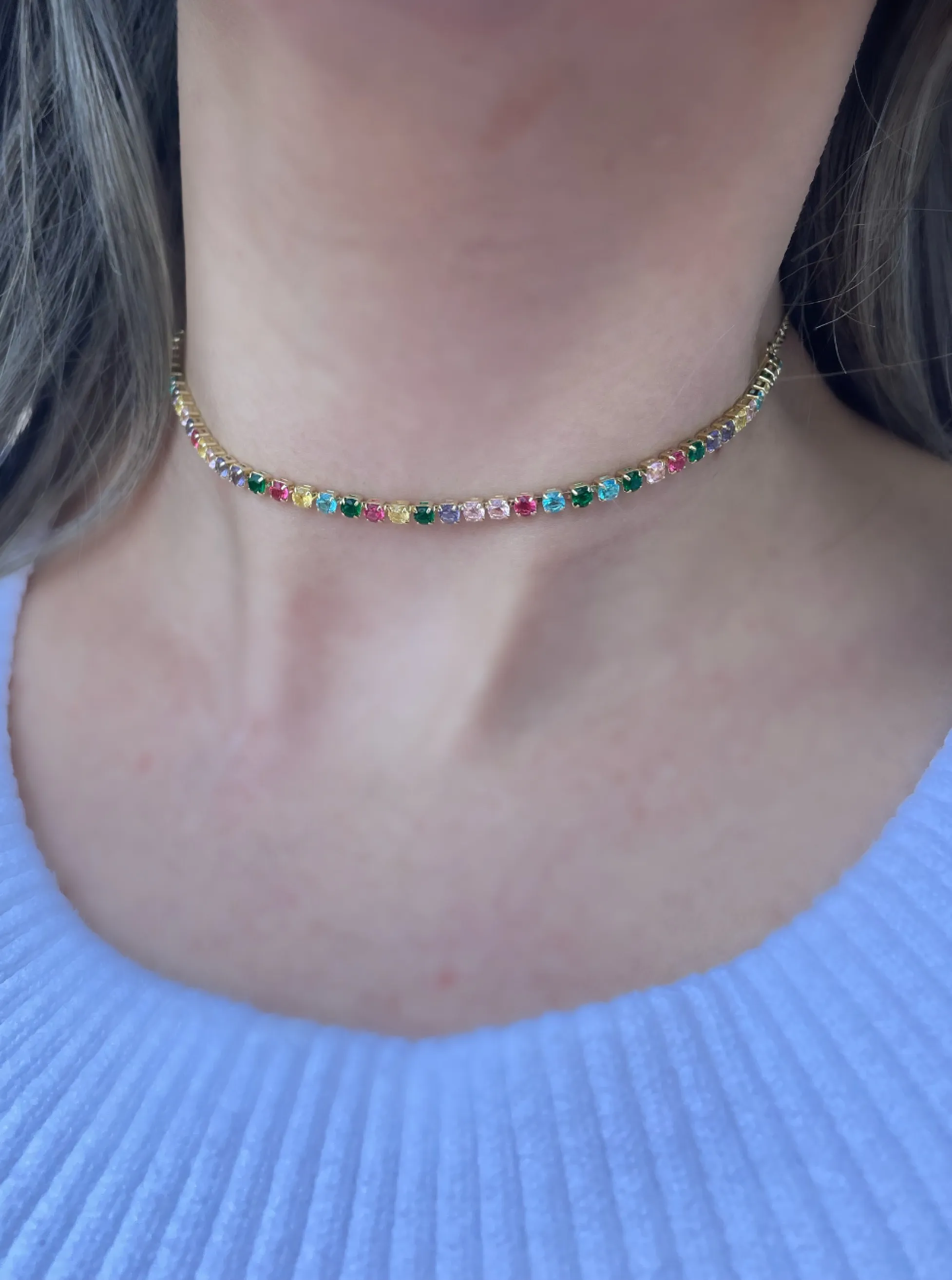 CHOKER RIVIERA COLORS 3,0MM